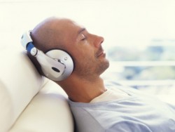 Relaxing to music